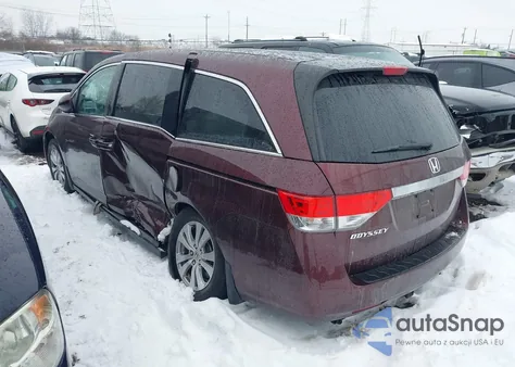 2014 Honda Odyssey Ex z USA, uszkodzony, nr VIN 5FNRL5H45EB073506